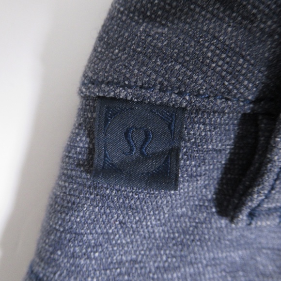 Lululemon Men's ABC Pant Slim *Tech Canvas 33" Heathered Deep Navy Size 34 - Picture 10 of 12